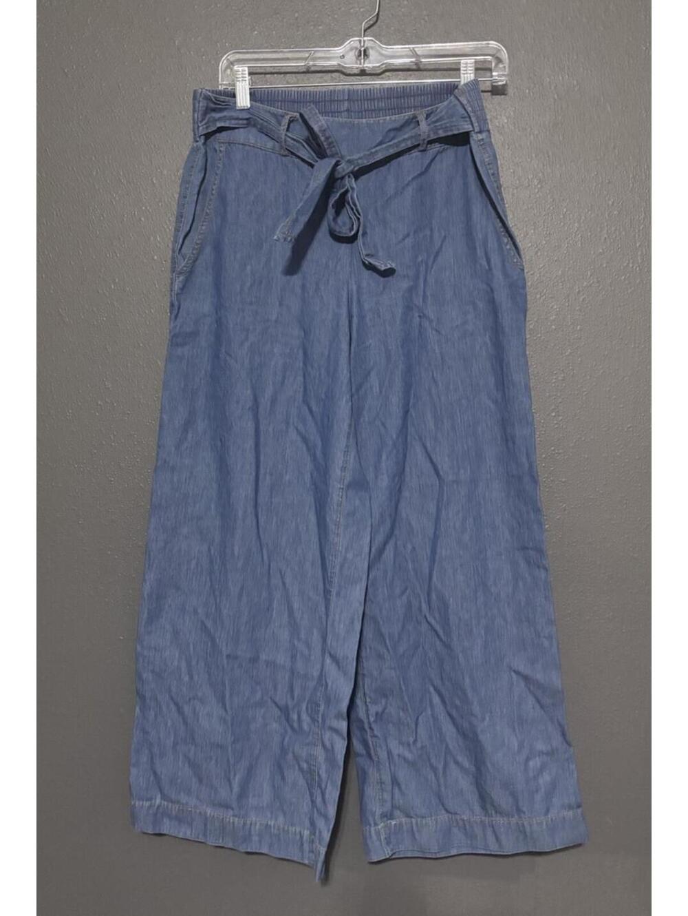 I.N. Studio Pull On Denim Colored Flowy Pants Size Small